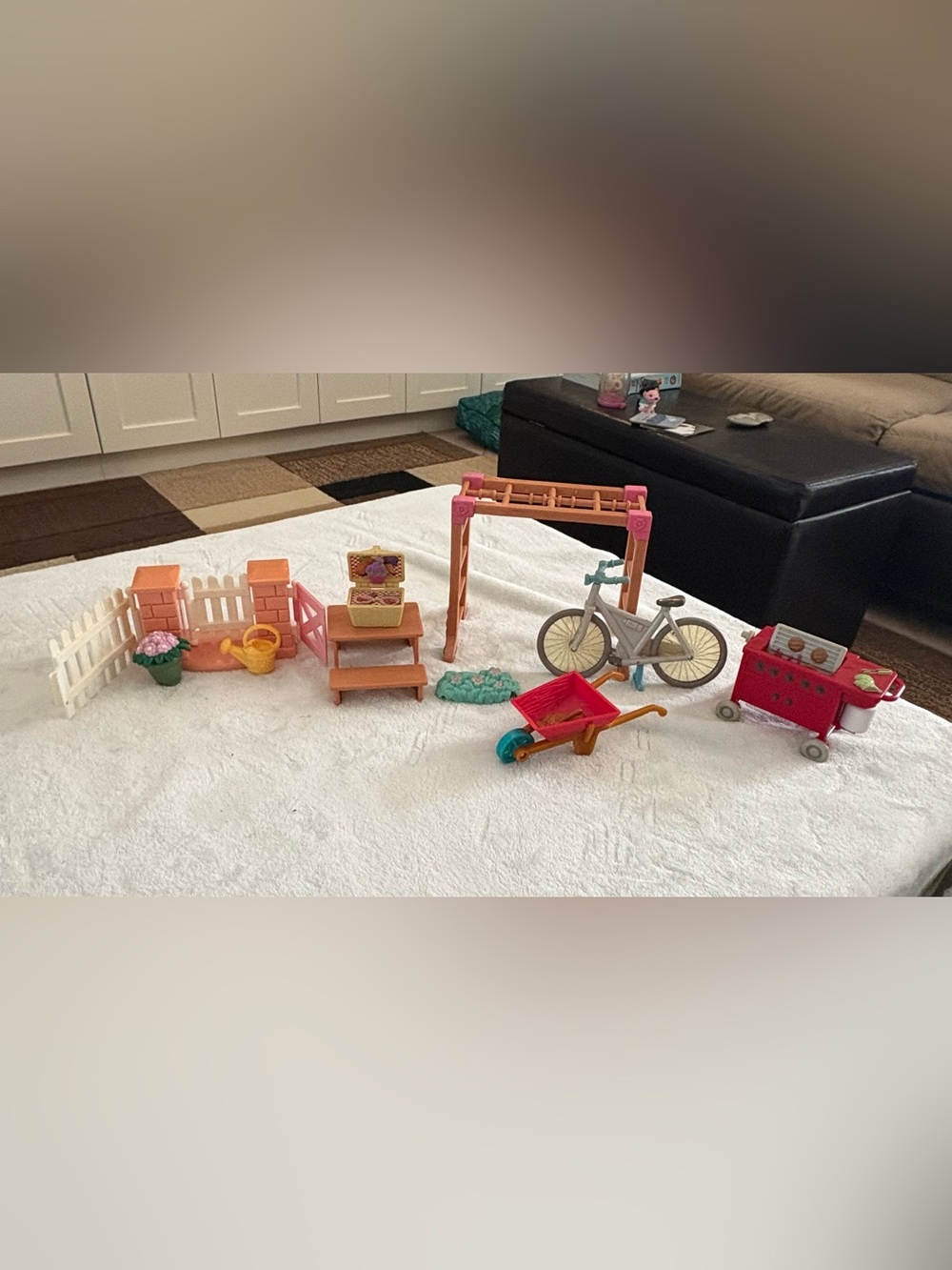 Vintage Loving Family Outdoor Gate Flowers Table Picnic Basket Bike Bbq Gym 10P